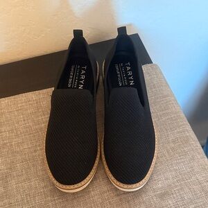 Woman’s Taryn Rose Black Slip-On Shoes